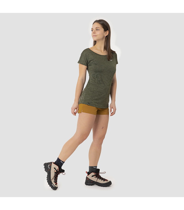 Triko SALEWA PUEZ MELANGE DRY W S/S TEE Lady
