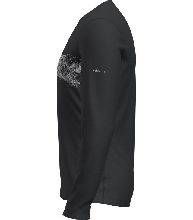 Tricou ICEBREAKER M MER 200 OASIS LS CREWE REMARKABLES Bărbat