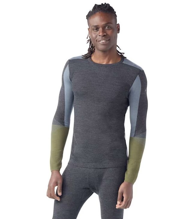 Tričko SMARTWOOL M INTRAKNIT THERMAL MRN BL CLRBLCK CREW Man