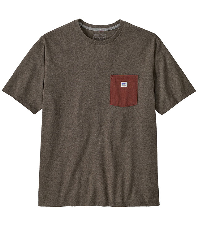 Tricou PATAGONIA M SHOP STICKER POCKET RESPONSIBILI-TEE Bărbați