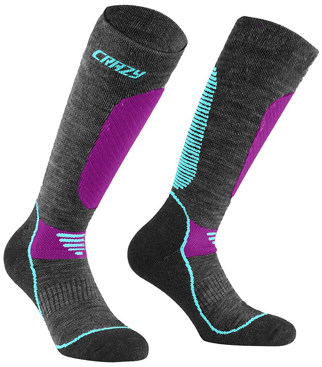 CRAZY CRAZY WOOL SOCKS Uni zokni