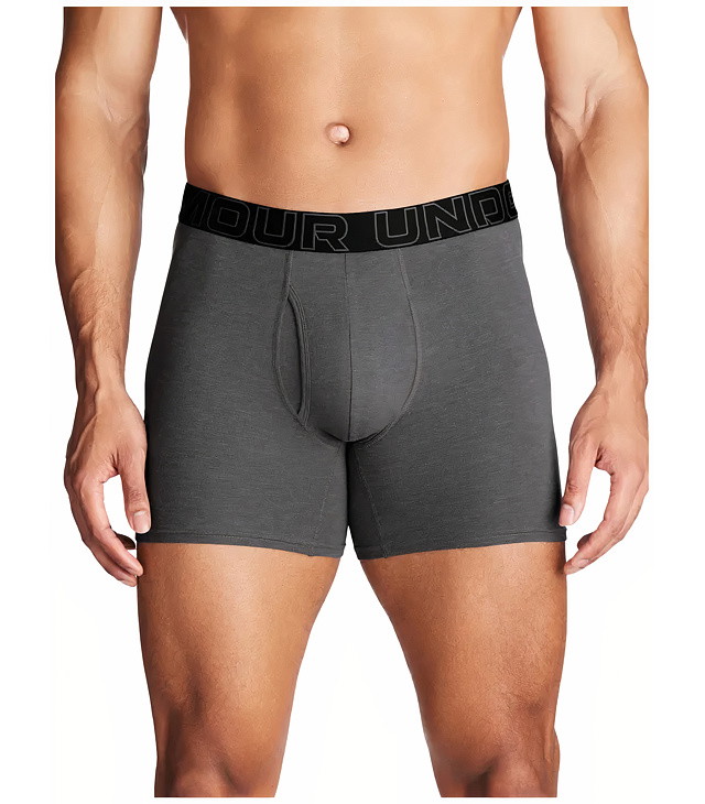 Spodní prádlo UNDER ARMOUR PERFORMANCE COTTON - SOLID 6IN 3PK Man
