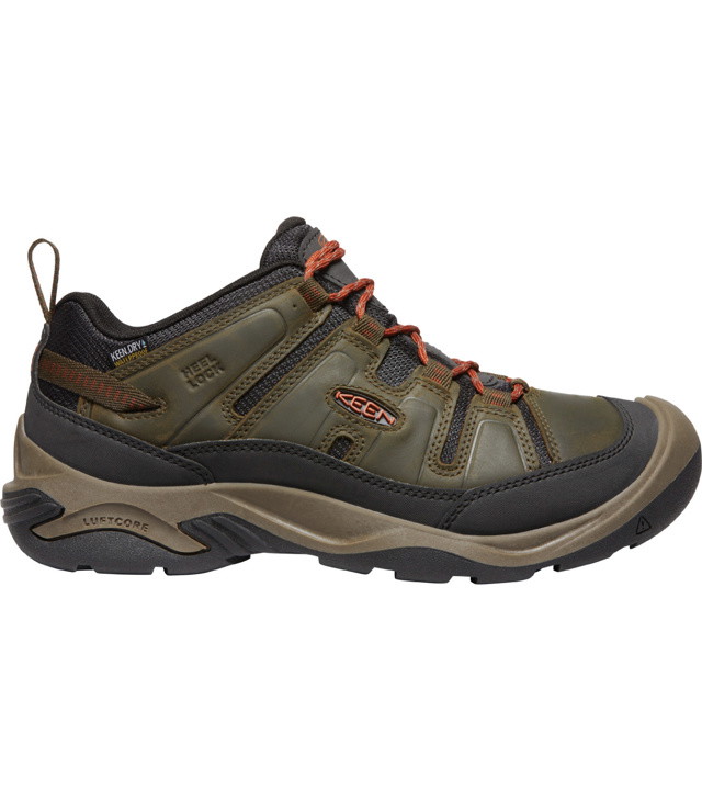 Muške cipele KEEN CIRCADIA WP M, black olive/potters clay
