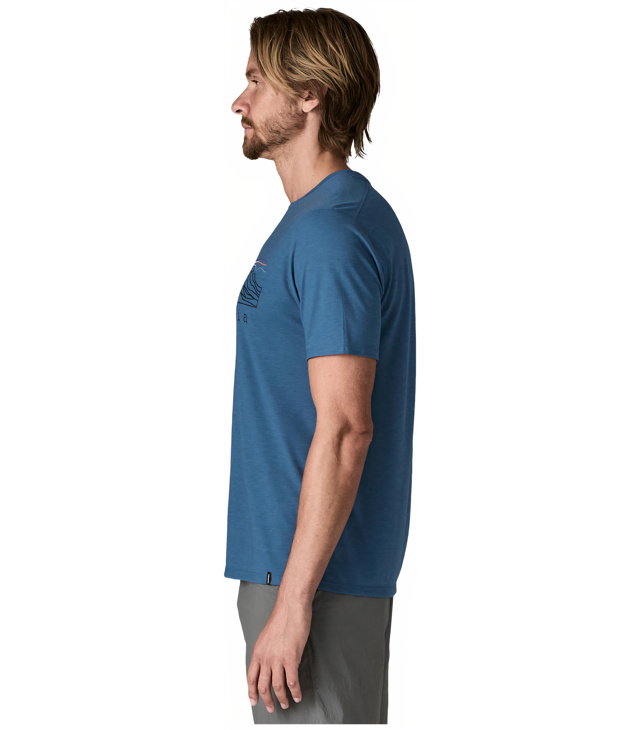 Pánské tričko PATAGONIA M CAP COOL TRAIL SHIRT-STRATAPEAKS