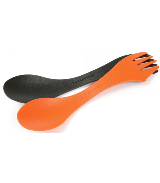 Set tacâmuri LIGHT MY FIRE SPORK ORIGINAL BIO 2-PACK RUSTYORANGE/SL