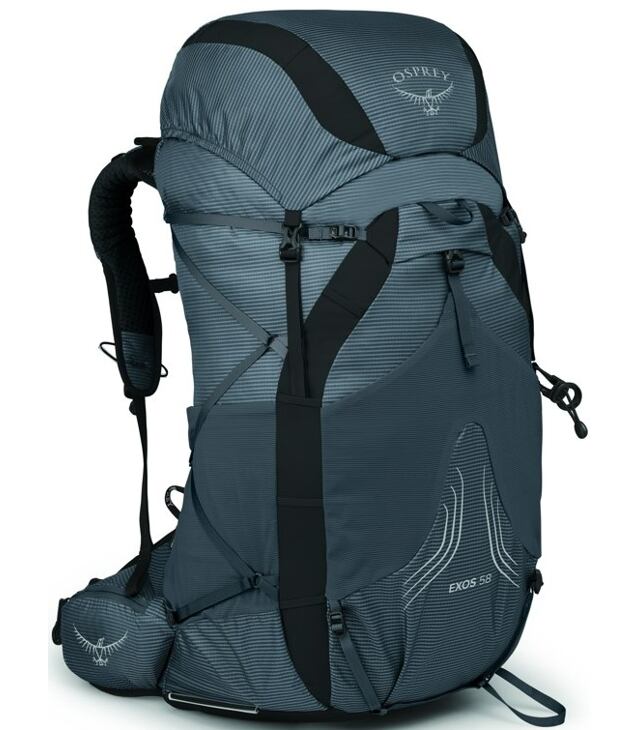 Plecak OSPREY EXOS 58 Man, tungsten grey