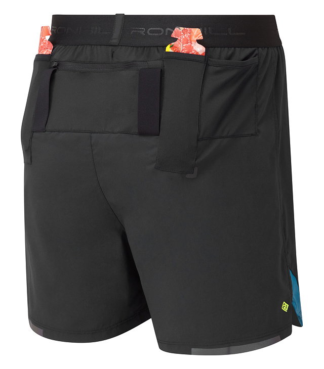 Kraťasy RONHILL M TECH ULTRA 5" SHORT Man, black/prusblu