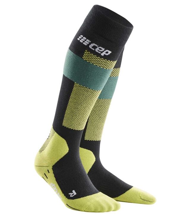 Ponožky CEP W MERINO SOCKS SKIING TALL 2.0 Lady