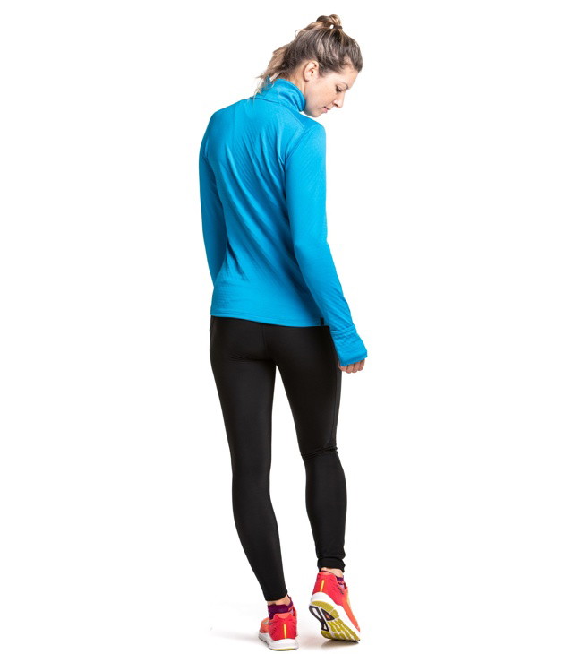 RONHILL W TECH PRISM 1/2 ZIP TEE női póló
