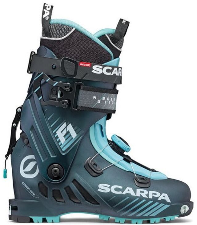 Dámské skialpové boty SCARPA F1 LD 3.0 ANTRACITE/AQUA Lady