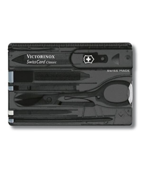 Nůž VICTORINOX SWISS CARD 0.7133.T3  ONYX TRANSL.