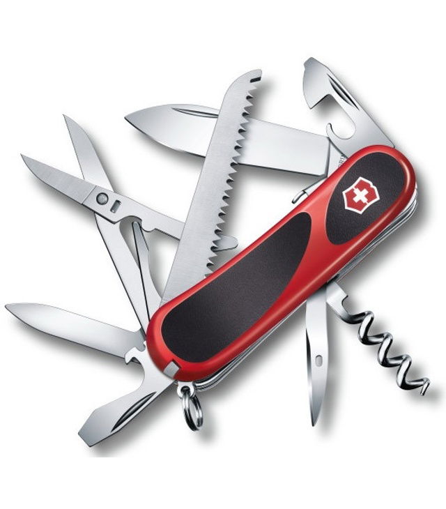 Cuțit multifuncțional VICTORINOX DELÉMONT-EVOGRIP S17 2.3913.SC RED