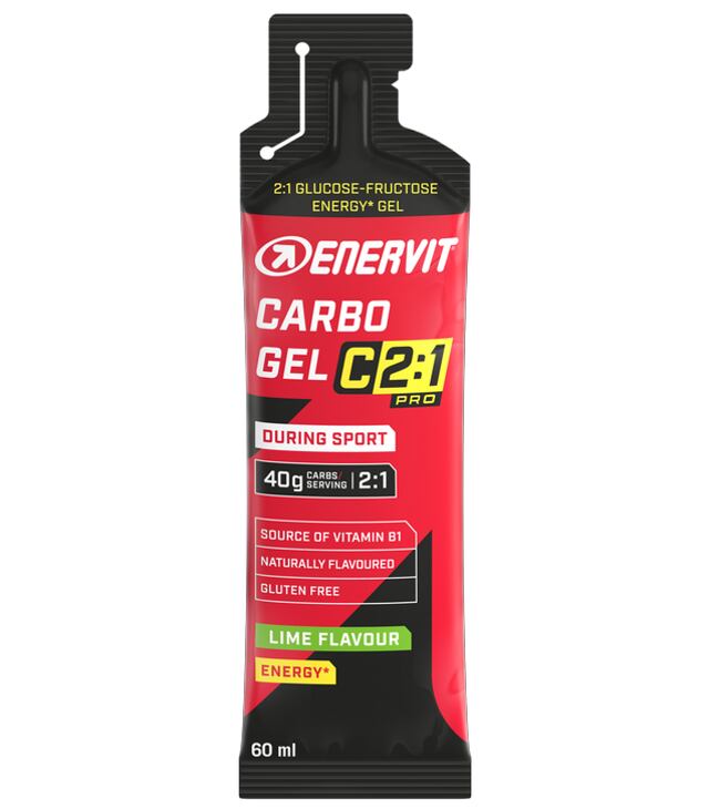 Nutriție ENERVIT CARBO GEL C2:1 60 ML LIMETKA