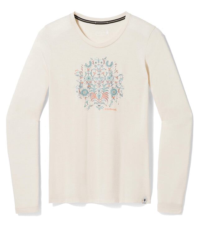 Koszulka SMARTWOOL W FLORAL TUNDRA GRAPHIC LONG SLEEVE TEE Lady