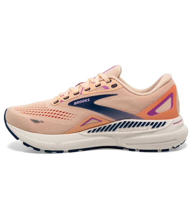 Dámské běžecké boty BROOKS ADRENALINE GTS 23, apricot/estate blue/orchid