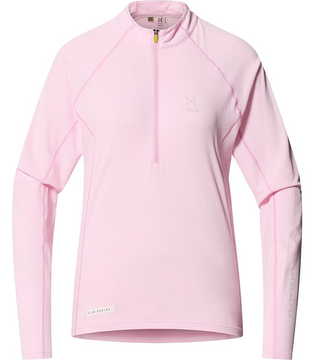 Bluza HAGLÖFS LIM TEMPO TRAIL HALFZIP W Lady, różowa