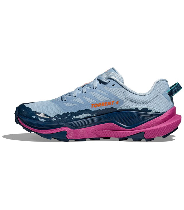 Dámské běžecké boty HOKA TORRENT 4, drizzle/fuchsia