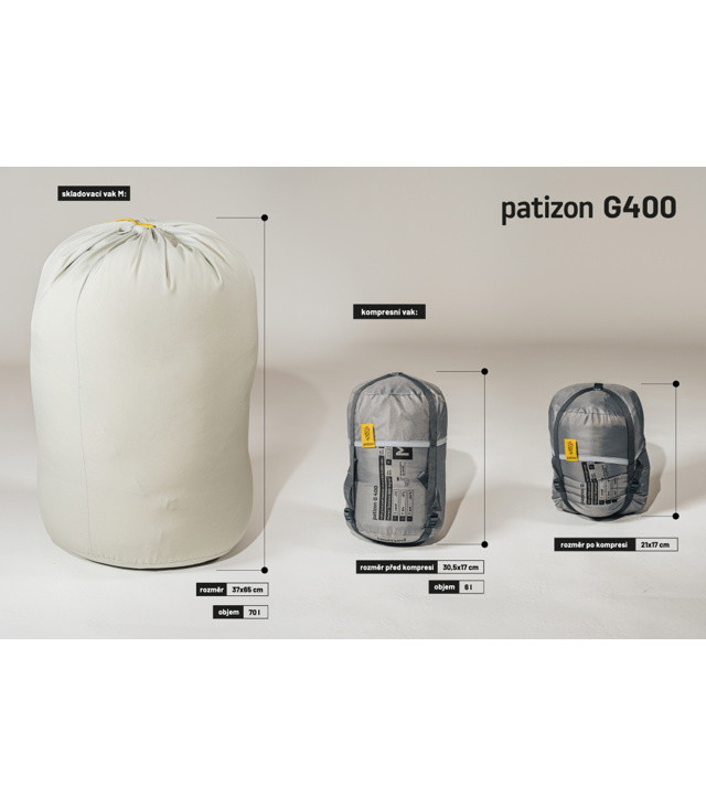 Sac de dormit PATIZON PATIZON G400 M LEFT
