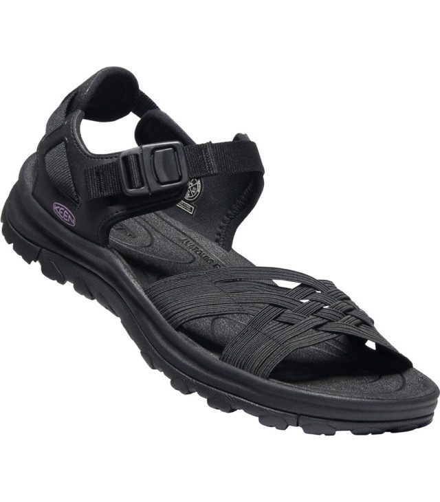 Dámské sandály KEEN TERRADORA II STRAPPY OPEN TOE W, black/african violet