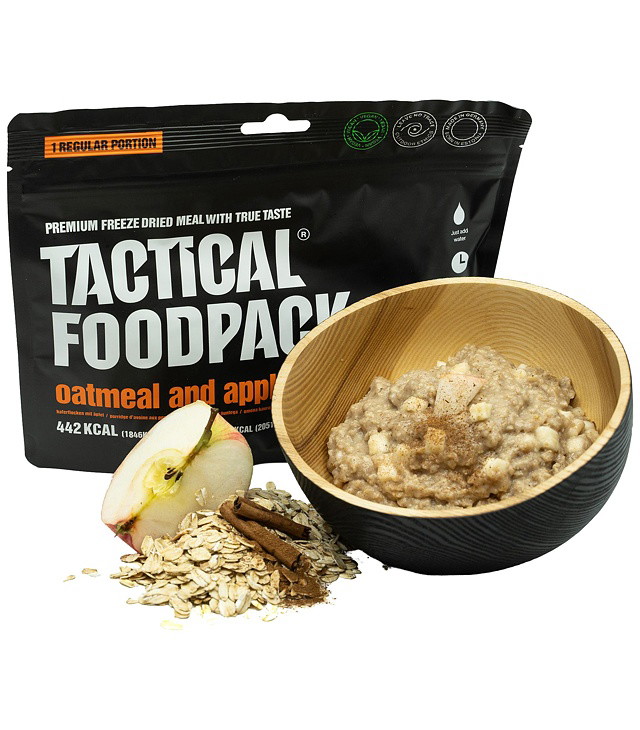 Výživa TACTICAL FOODPACK OATMEAL AND APPLES Uni