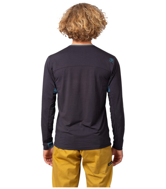 Pánské tričko s dlouhým rukávem RAFIKI PITONE, Dark navy