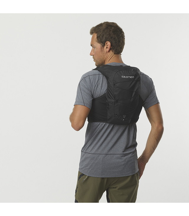 Plecak SALOMON ACTIVE SKIN 8 WITH FLASKS Uni, black/black