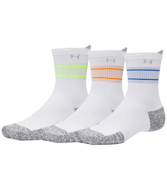 Ponožky UNDER ARMOUR UA VELOCITI RUN CUSH 3P CREW Uni