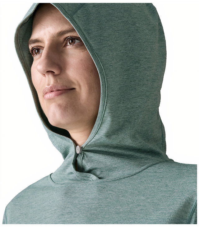 Dámská mikina PATAGONIA W CAP COOL SUN HOODY-PEAK VISIONS