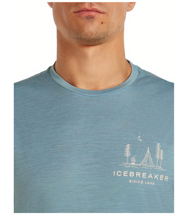 Pánské tričko ICEBREAKER M MER 150 TECH LITE SS TEE PEACEFUL PASS