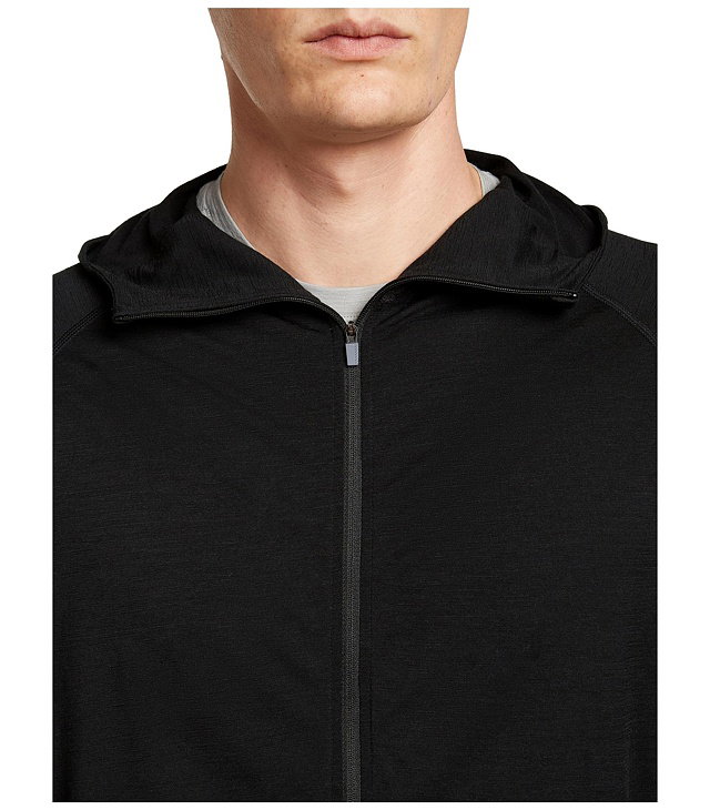 Pánská merino mikina ICEBREAKER M 150 MERINOFINE ACE LS ZIP HOODIE