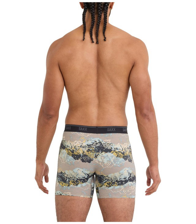 Boxerky SAXX QUEST QUICK-DRY MESH BOXER BRIEF FLY Man