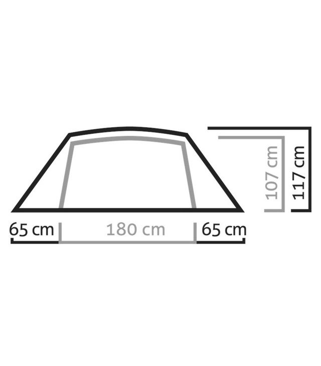 SALEWA DENALI III TENT Uni sátor, cactus/grey