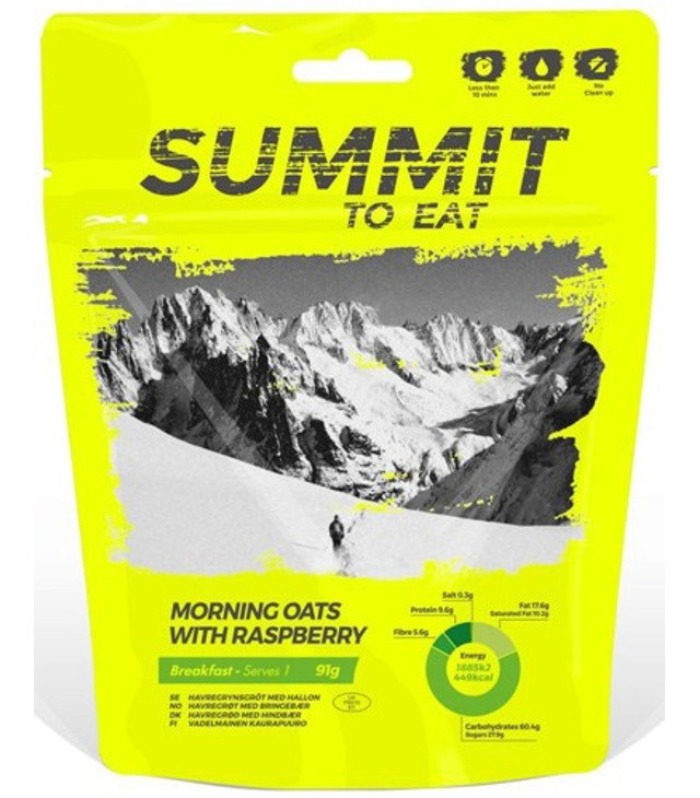 Výživa SUMMIT TO EAT OVESNÁ KAŠE S MALINAMI 98G