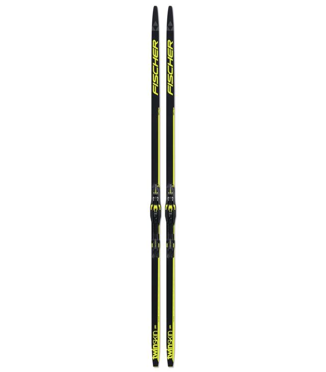 Bežky FISCHER TWIN SKIN PRE MEDIUM + CONTROL STEP Uni, black yellow