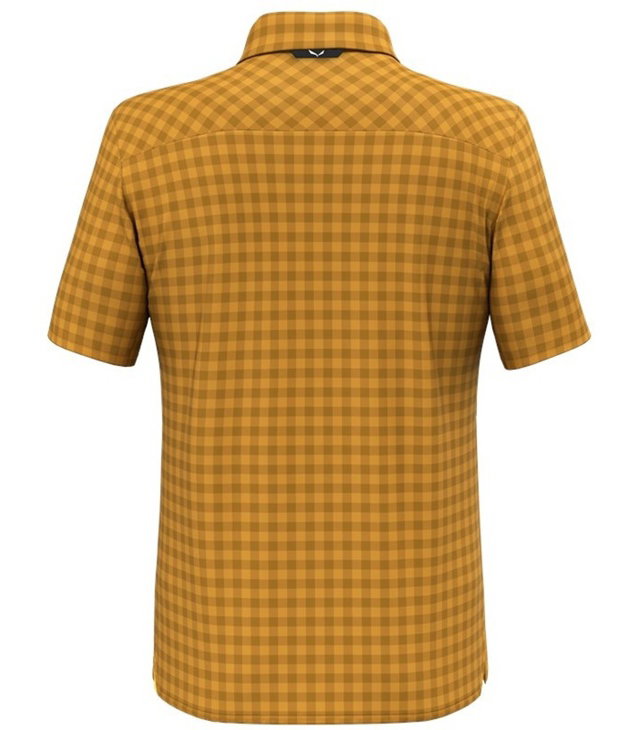 Tricou SALEWA PUEZ DRY M SS SHIRT Man, golden brown