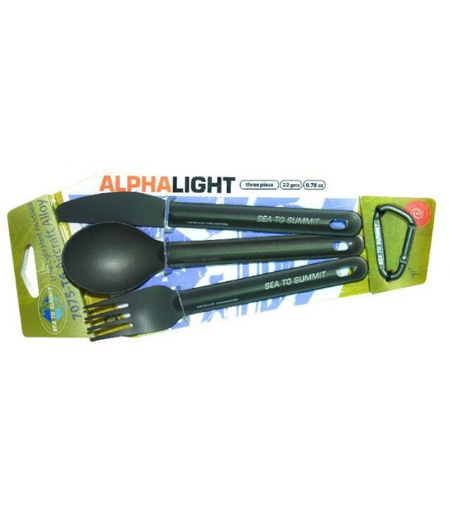 Příbor SEA TO SUMMIT ALPHA LIGHT SET 3PCS