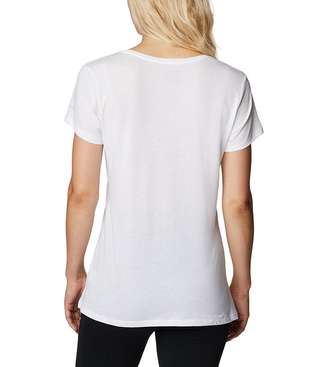 Tricou COLUMBIA DAISY DAYS SS GRAPHIC TEE Lady, alb, cel mai potrivit