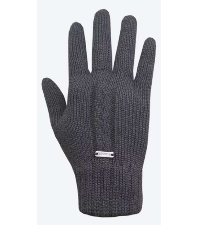 Mănuși KAMA KNITTED MERINO GLOVES R103 Uni, gri închis