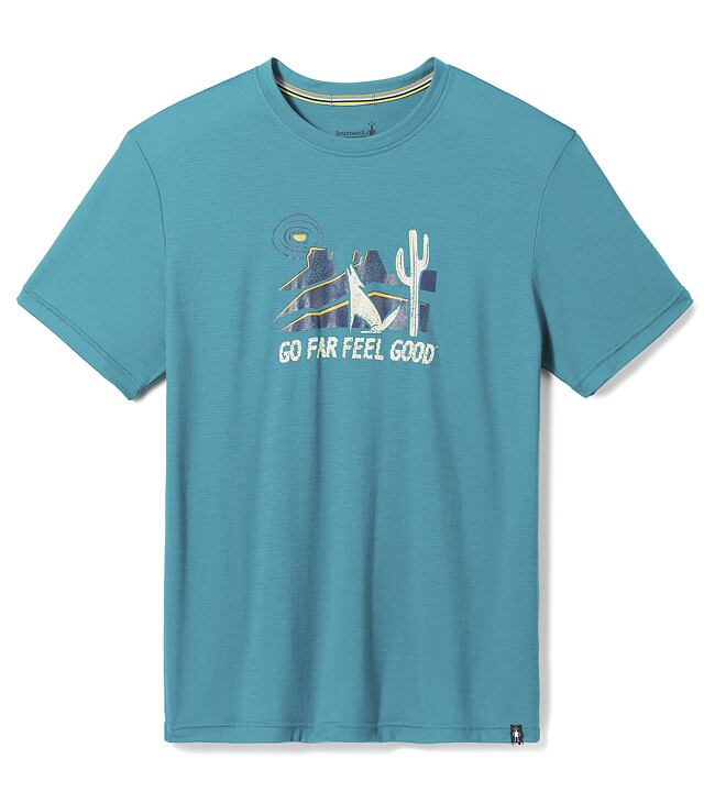 Koszulka SMARTWOOL MOONLIGHT DESERT GRAPHIC SS TEE SLIM FIT Uni