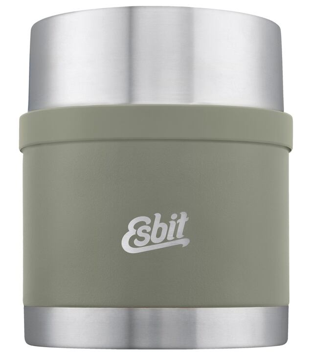 Thermos ESBIT SCULPTOR NEREZ NA JÍDLO 0,5L STONE GREY