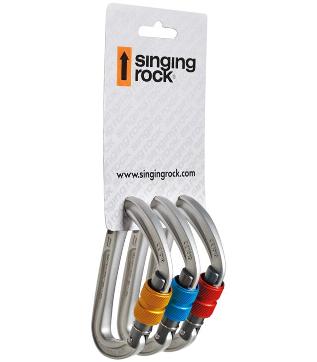 Karabína SINGING ROCK COLT ŠRÓBA 3PACK