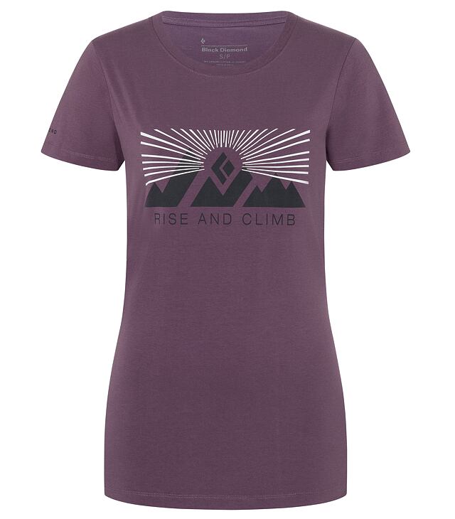 Tričko BLACK DIAMOND W RISE AND CLIMB SS TEE Lady