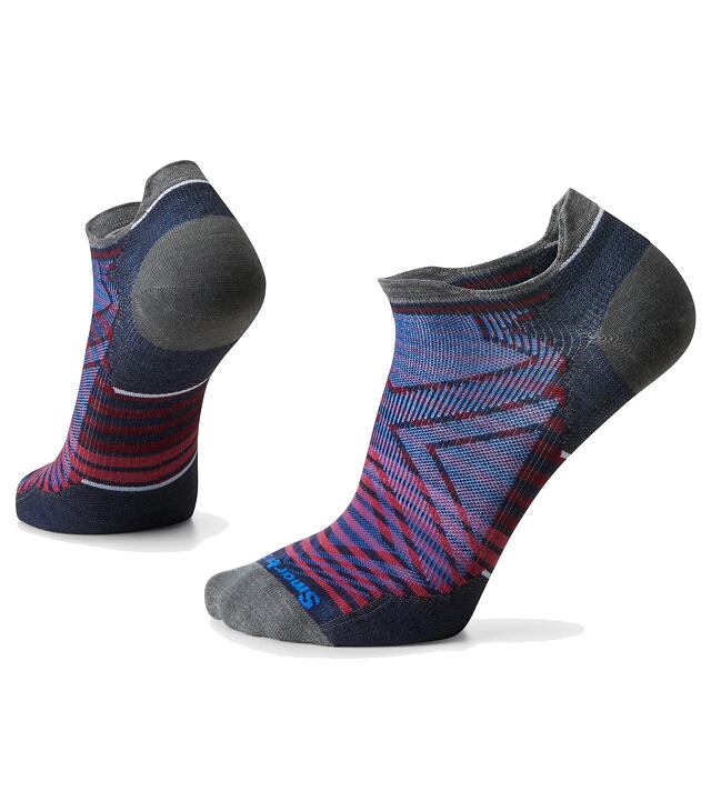 Șosete SMARTWOOL RUN ZERO CUSHION LOW ANKLE PATTERN Uni