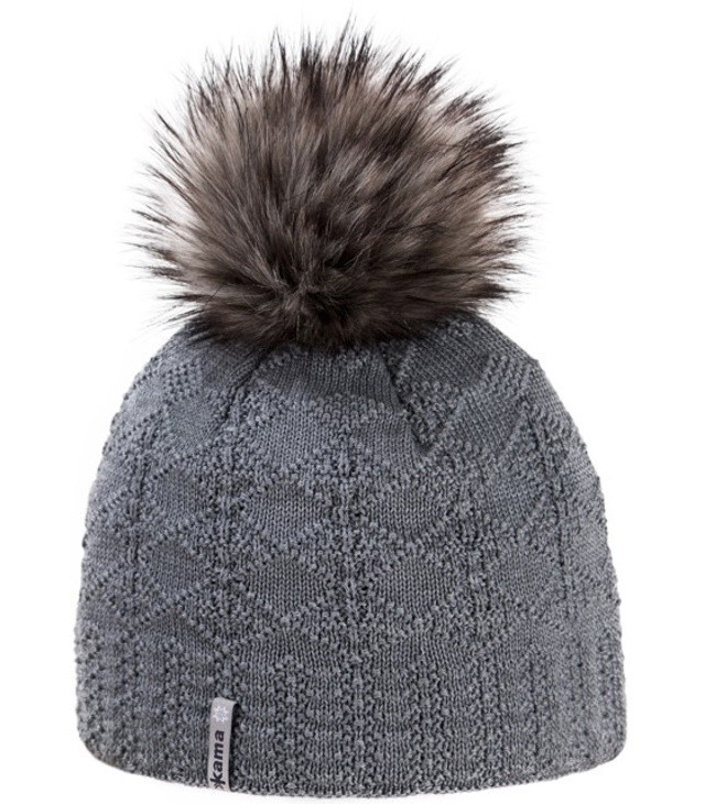 Čepice KAMA PLETENÁ MERINO ČEPICE A109 Lady