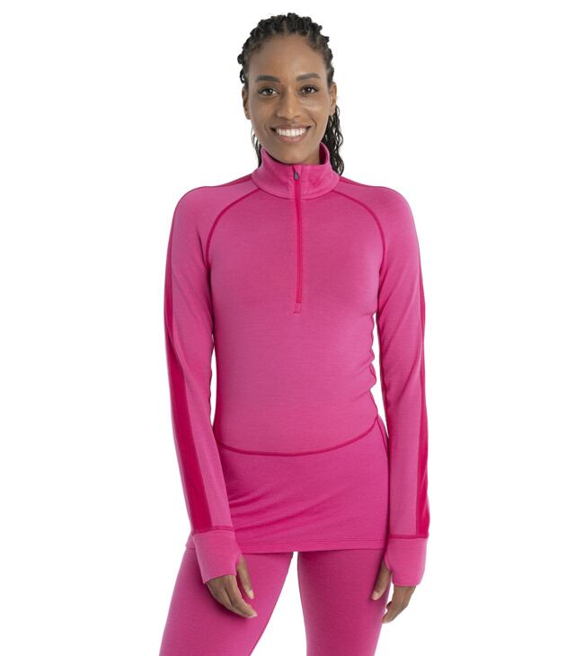 Tričko ICEBREAKER W ZONEKNIT 260 LS HALF ZIP Lady