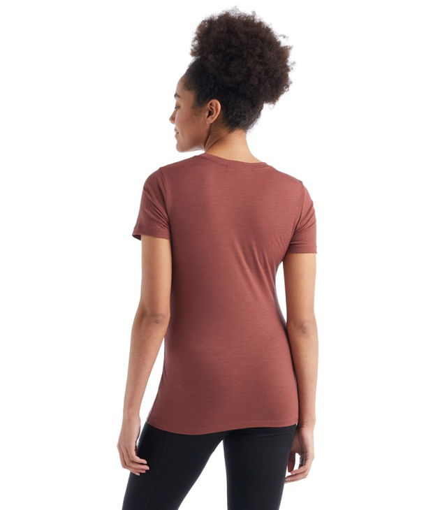 Tričko ICEBREAKER TECH LITE II SS TEE TRAILHEAD Lady, grape