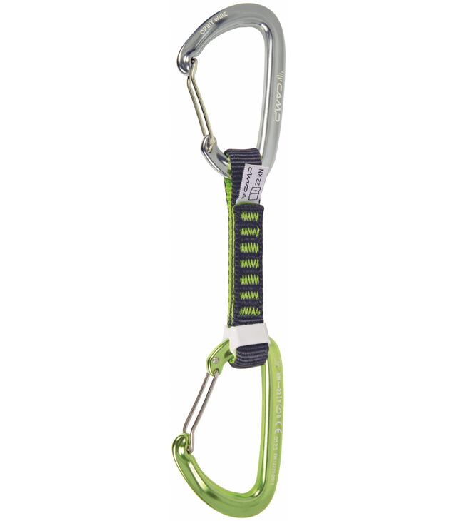 Zestaw ekspresów CAMP SET ORBIT WIRE EXPRESS KS 12 CM GREEN