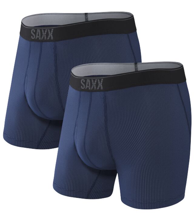 Bokserki SAXX QUEST QUICK DRY MESH BOXER BRIEF FLY 2PK Man