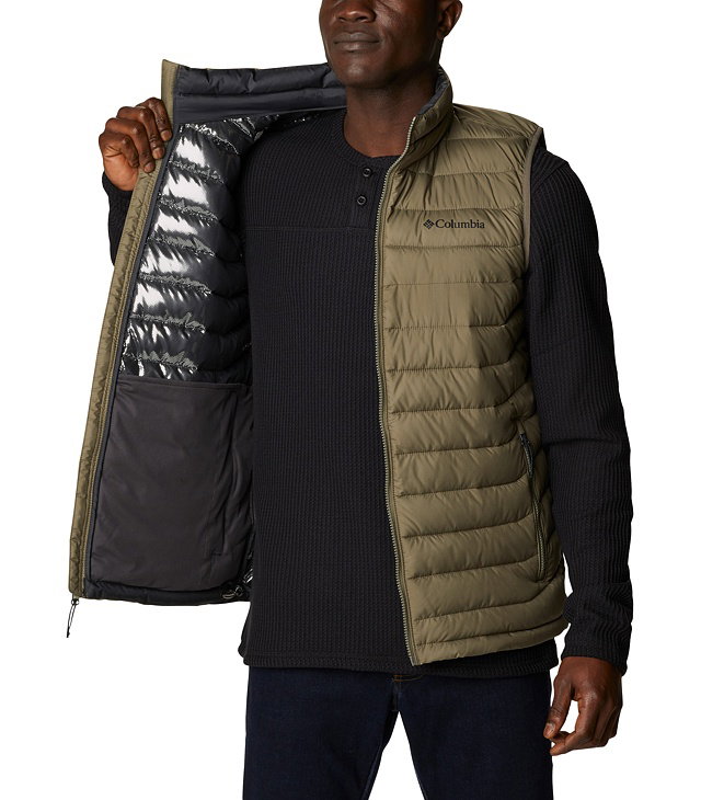 Kamizelka COLUMBIA POWDER LITE II VEST Man, stone green