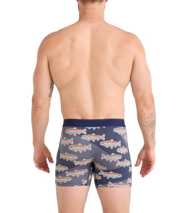 SAXX QUEST QUICK DRY MESH BOXER BRIEF FLY férfi alsónadrág